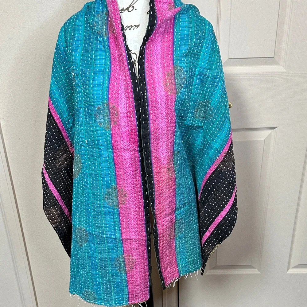 Colorful Striped Scarf - Picture 2 of 3